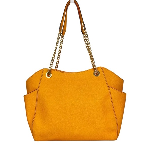 MICHAEL KORS Jet Set Large Saffiano Leather Shoulder Bag - $558. - Picture 2 of 12